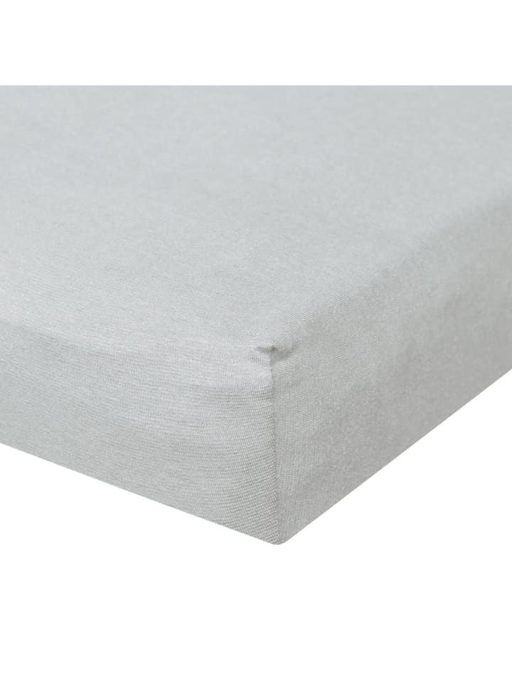 Spannbettlaken Ultra-Stretch in silber