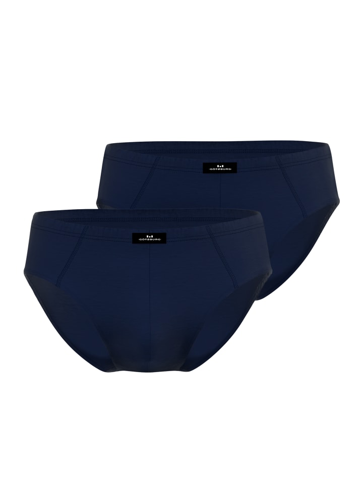 Slip 2Er Pack Nature Club in schwarz-dunkel-uni