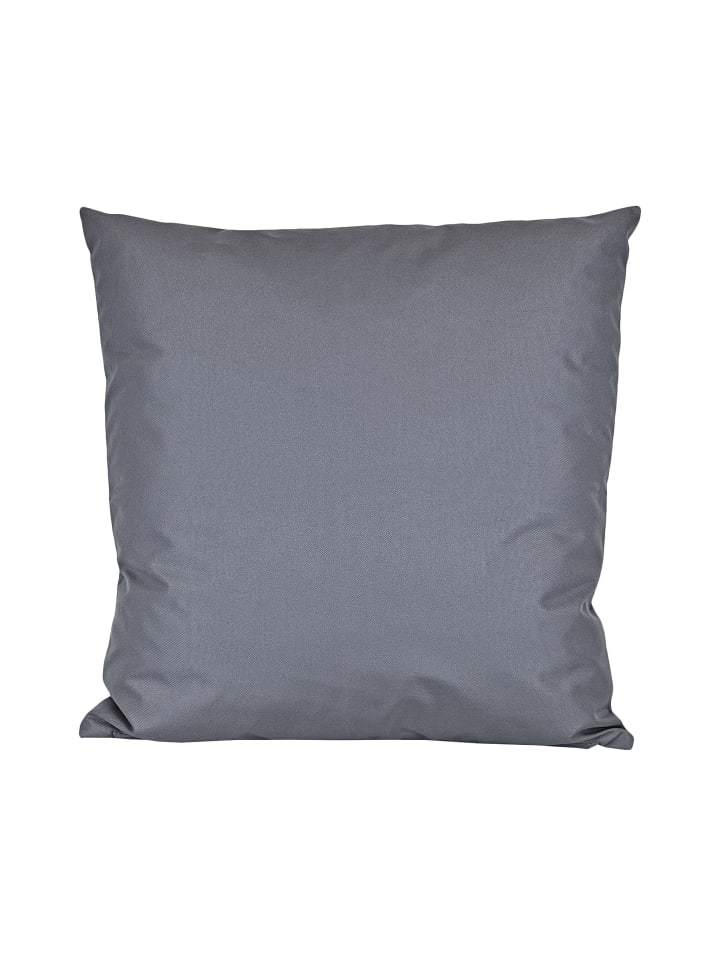 1x Outdoor Kissenhülle 45x45cm Uni in Blaugrau