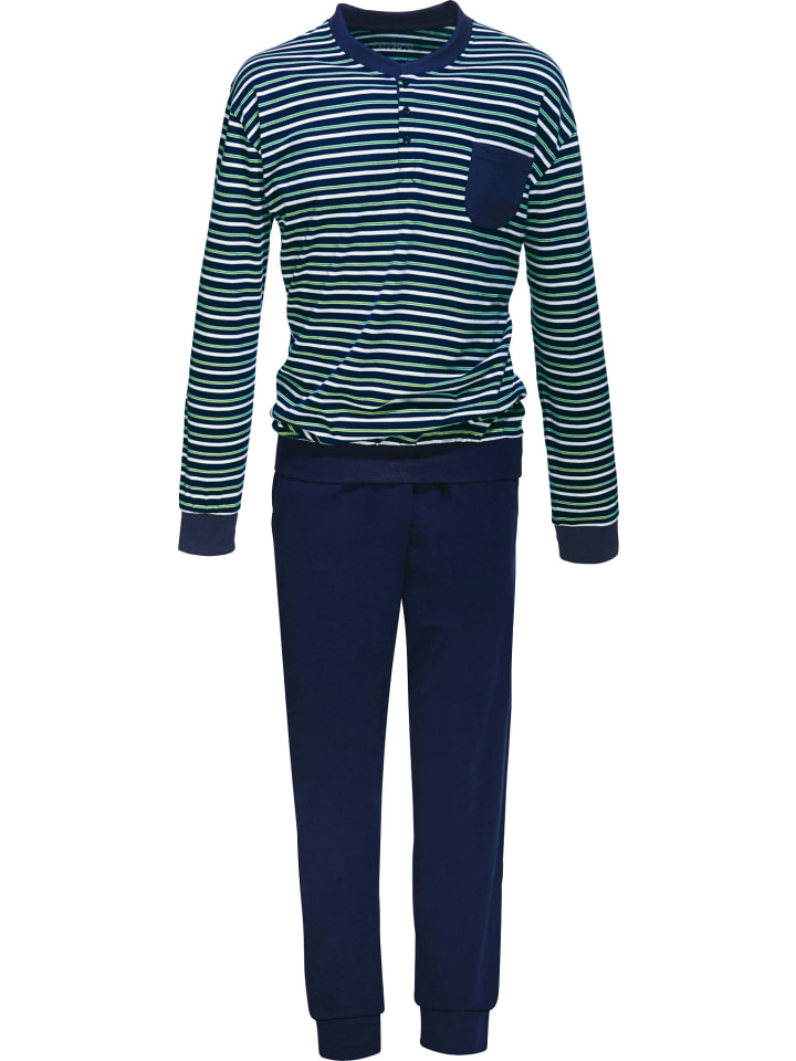 Single-Jersey Schlafanzug in marine