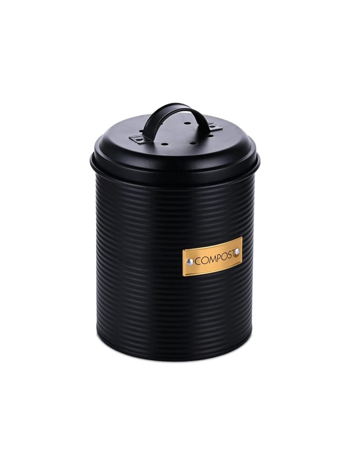 Komposteimer in Schwarz - 2,5 Liter