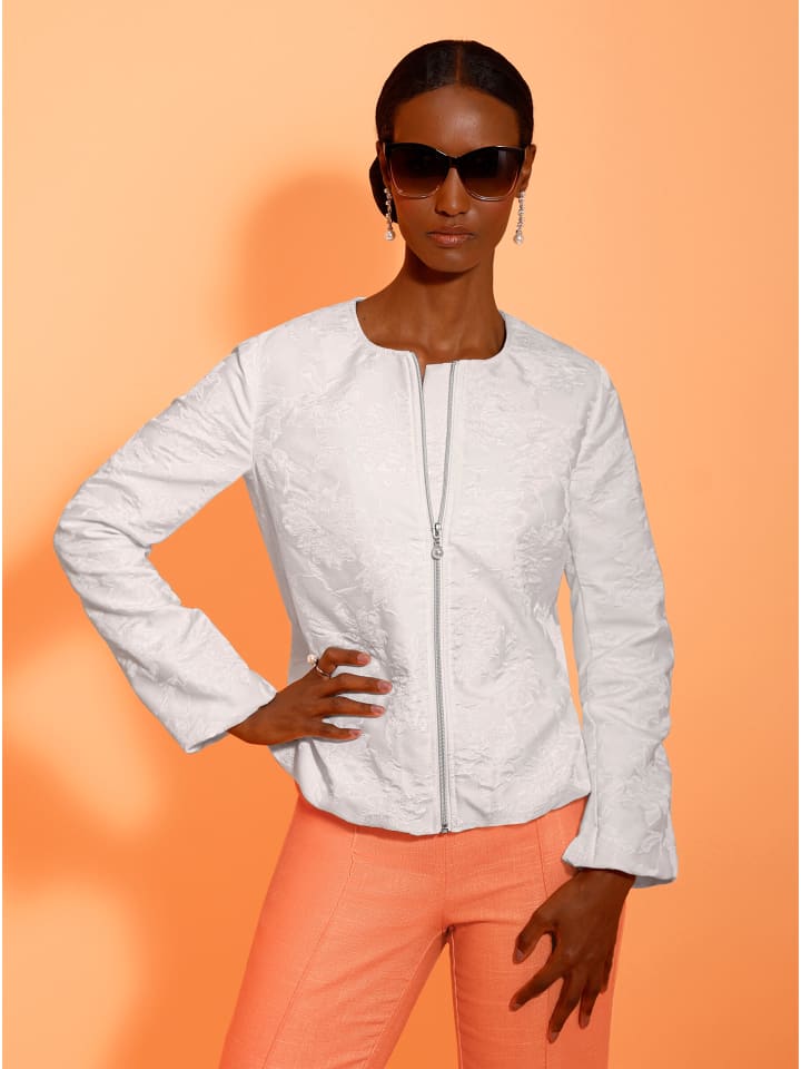 Blusenjacke in ecru