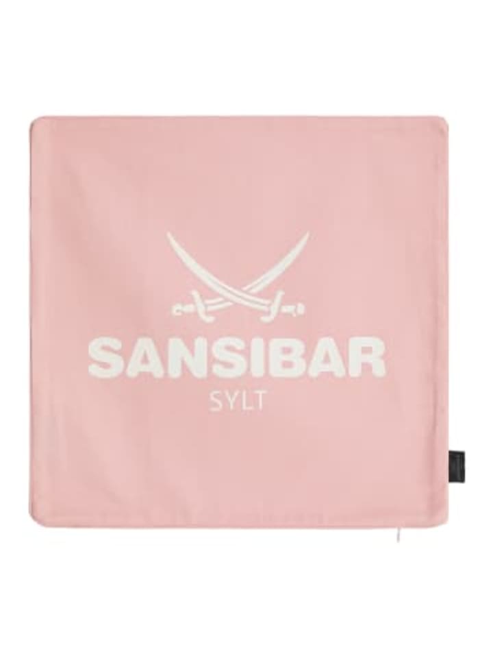 Kissenhülle Classic in Powder Pink/Offwhite, 45x45 cm