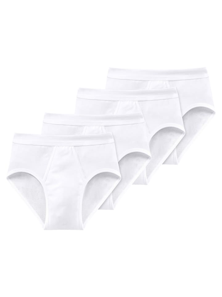 Slip 4er Pack in Weiß