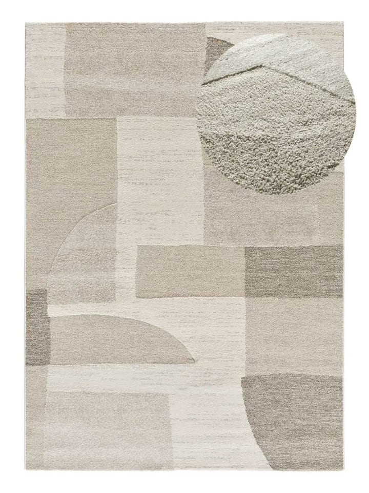 Kurzflor-Teppich VERONA in creme