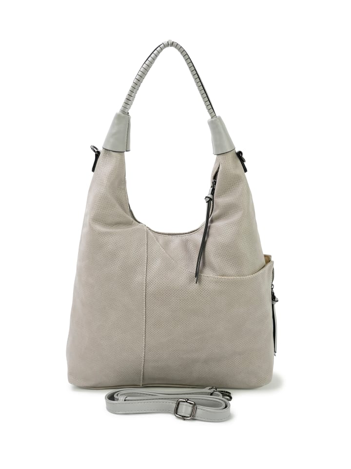 Schultertasche COVE in moonshine grey