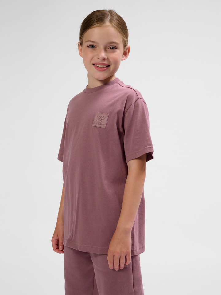 T-Shirt Hmlclean Kinder in ROSE TAUPE