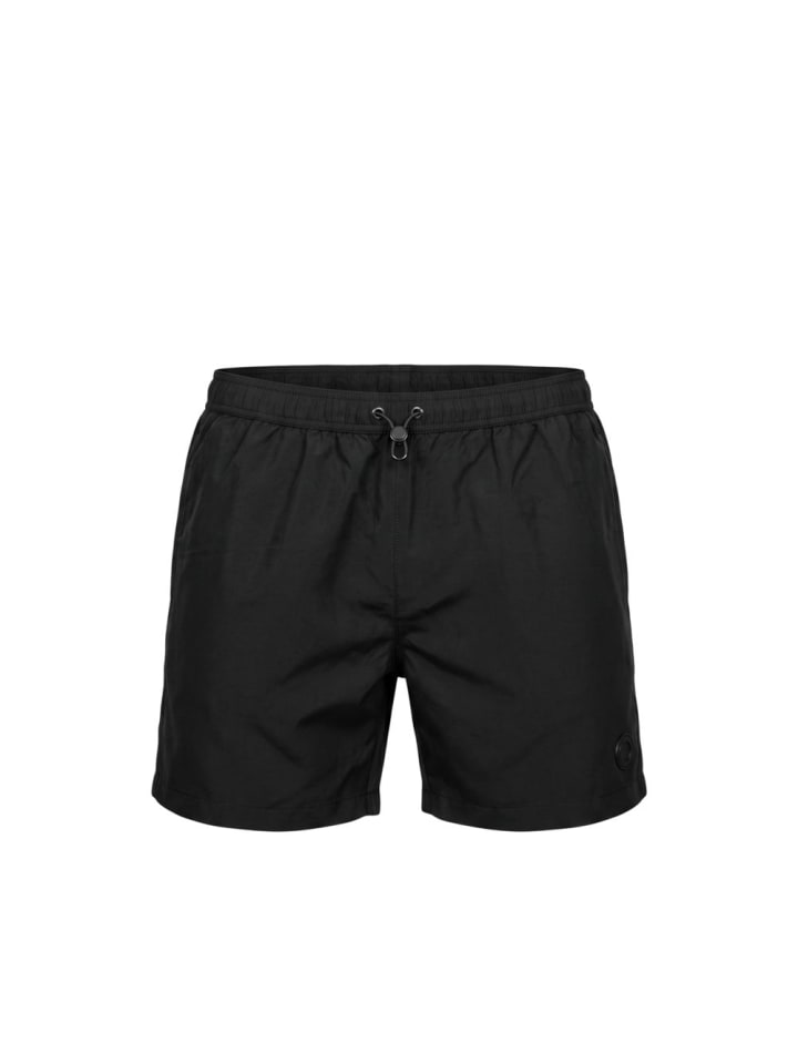 Schwarz Polyester Herren Bade Kurz