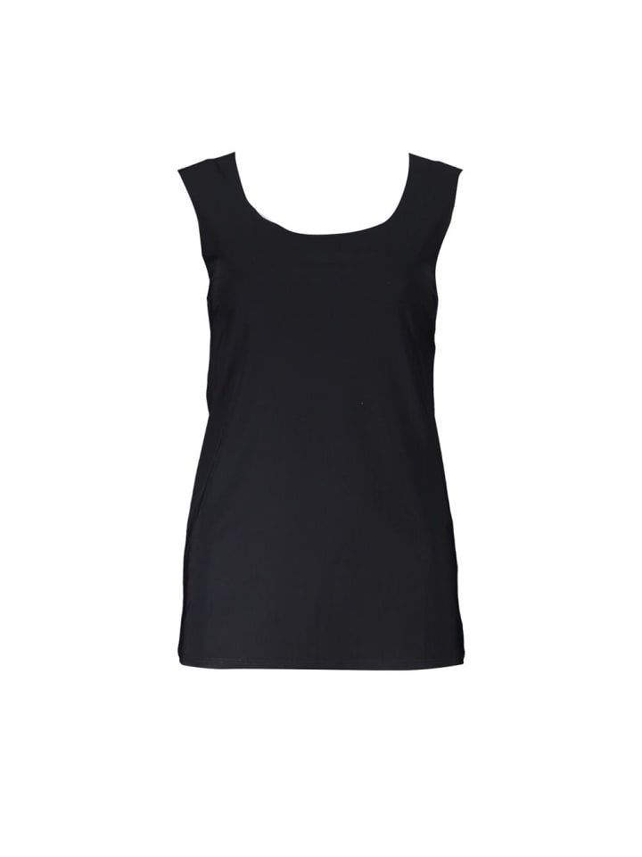 Schwarz Polyamid Damen Tank Top