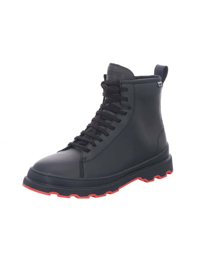 Schnürstiefel in schwarz