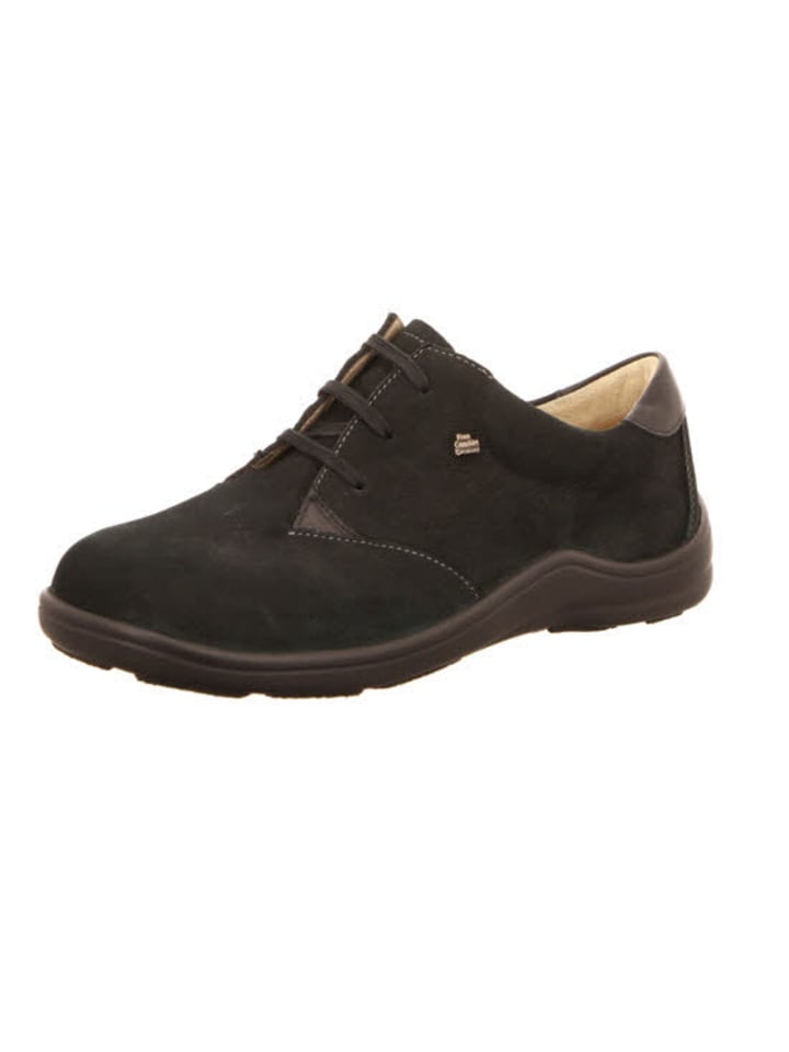 Damen- Schnürschuhe  in schwarz
