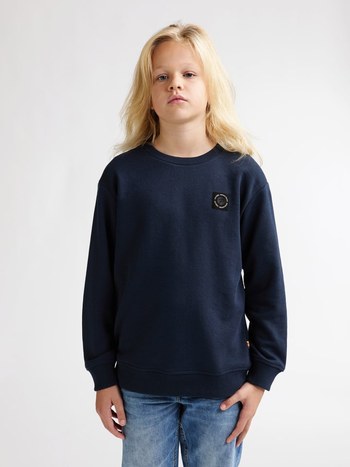 Rundhals-Sweatshirt Coyote in Blau