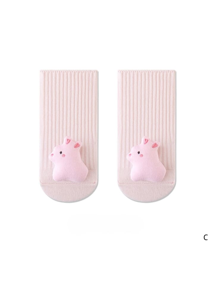 5er-Set Baby-Plüschsocken A