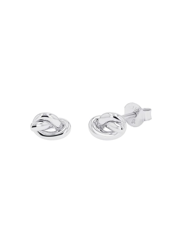 Ohrstecker Silber 925, rhodiniert in silber