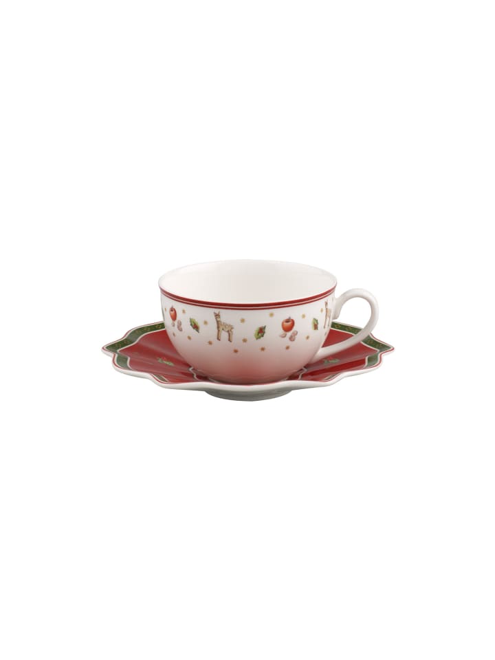 2er Set Milchkaffeetasse mit Untertasse Toy's Delight in 260 ml in bunt
