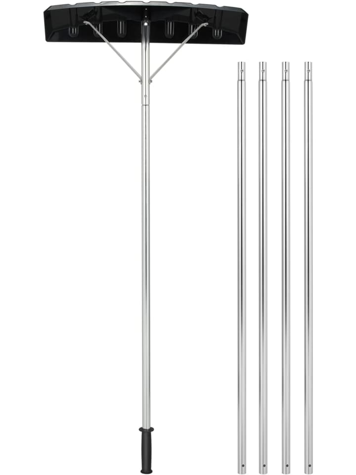 Schneeschieber 148-609cm in Schwarz