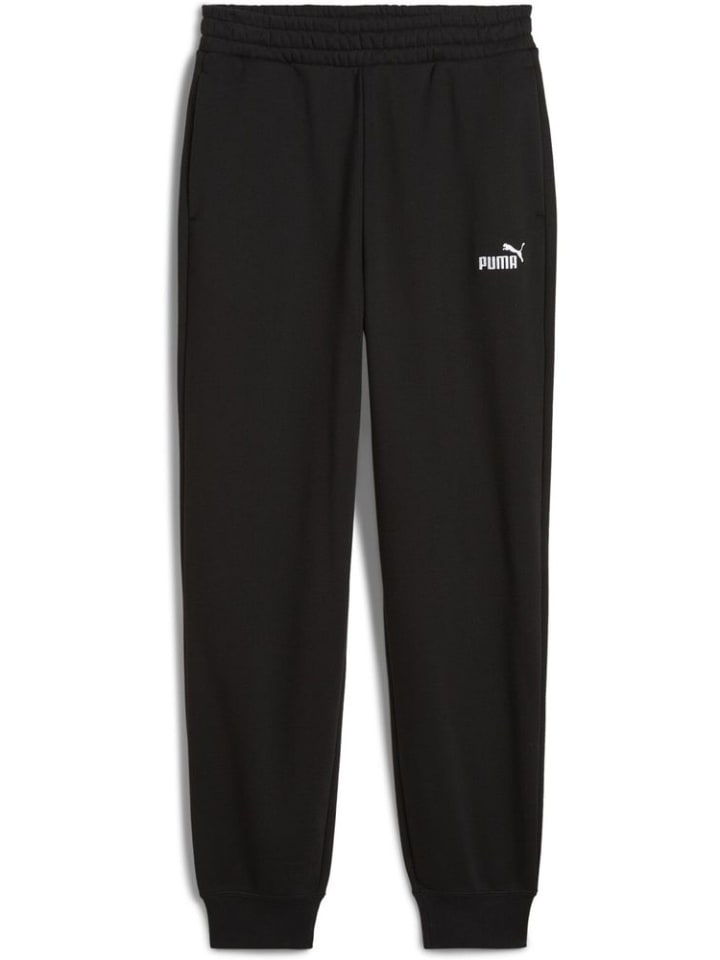 Sporthose "ESS Small No.1 Logo Comfort High-Waist Sweatpants FL cl" in Schwarz