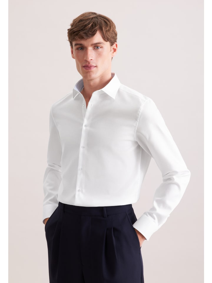 Business Hemd Slim in Weiß