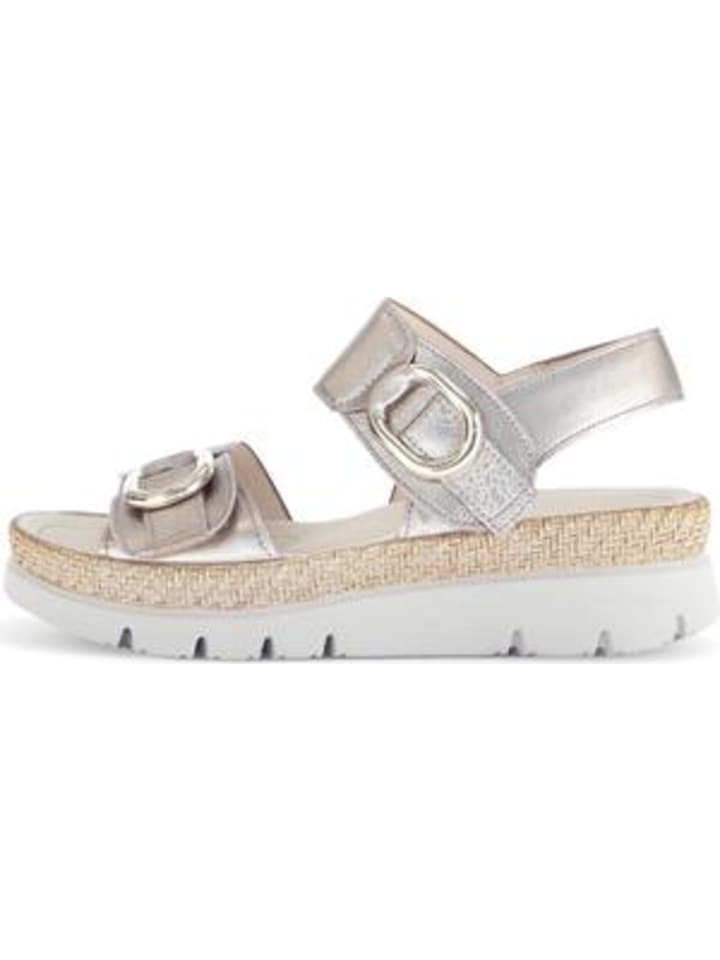 Sandale in silber