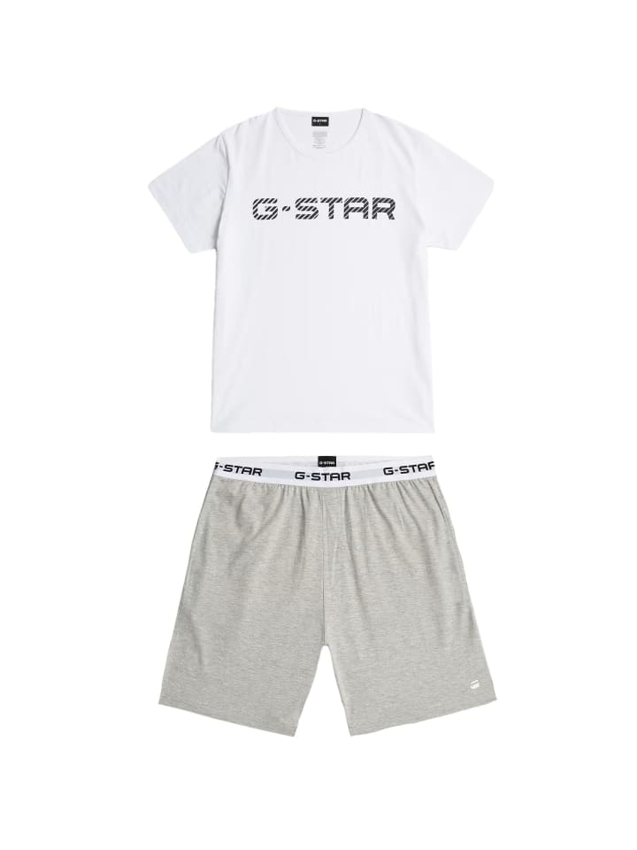 Pyjama Set kurz in mehrfarbig