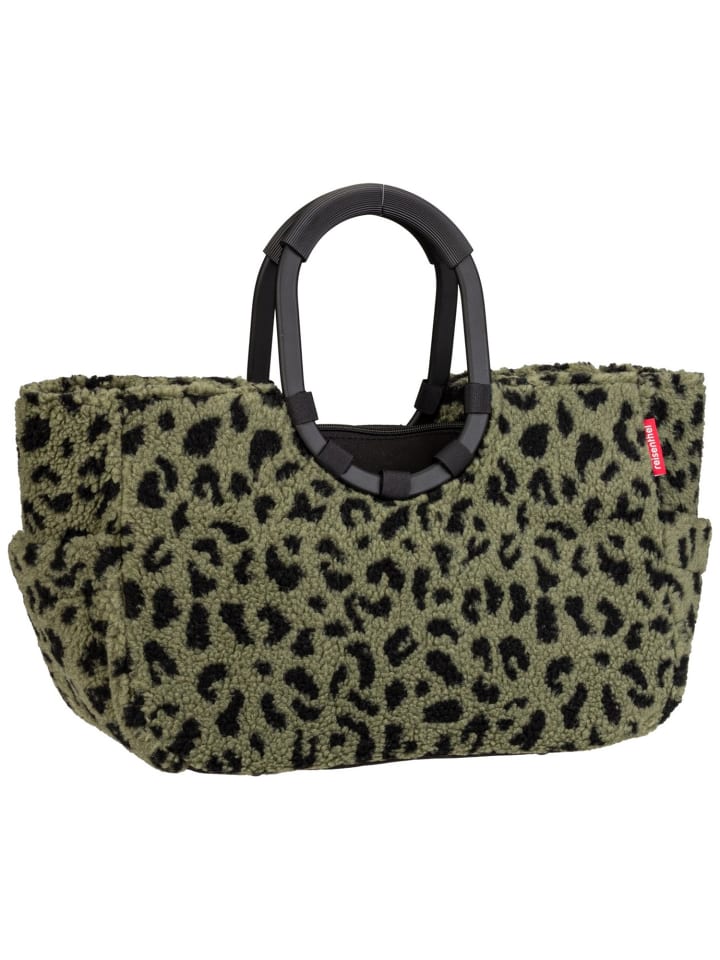 Einkaufstasche Loopshopper M Frame in Teddy Leo Olive