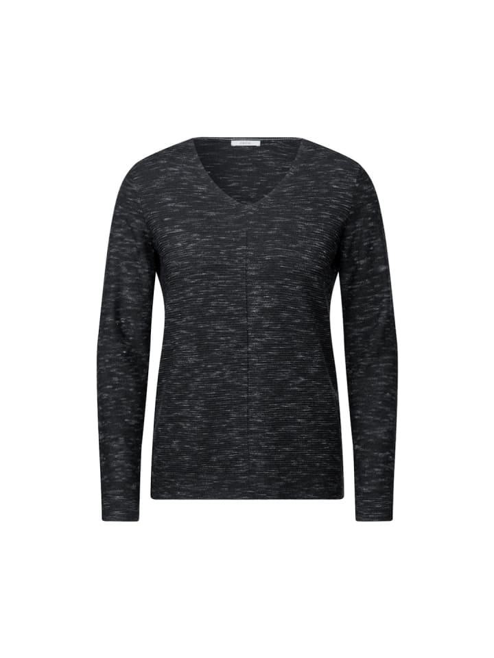 Pullover in heather deep charcoal grey mel