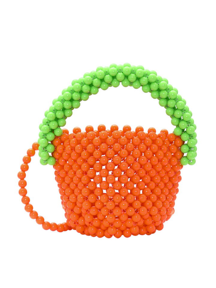 Damen Handtasche in Orange Melange