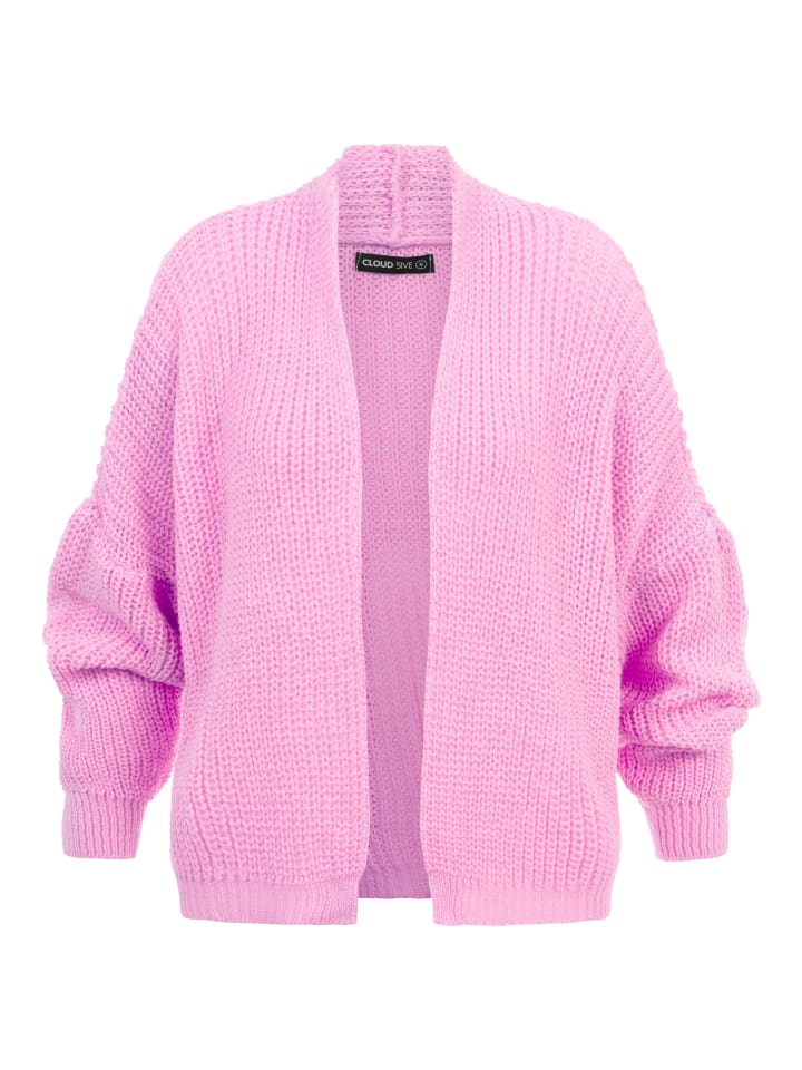 Cardigan in coral