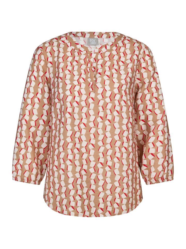 Bluse in Braun