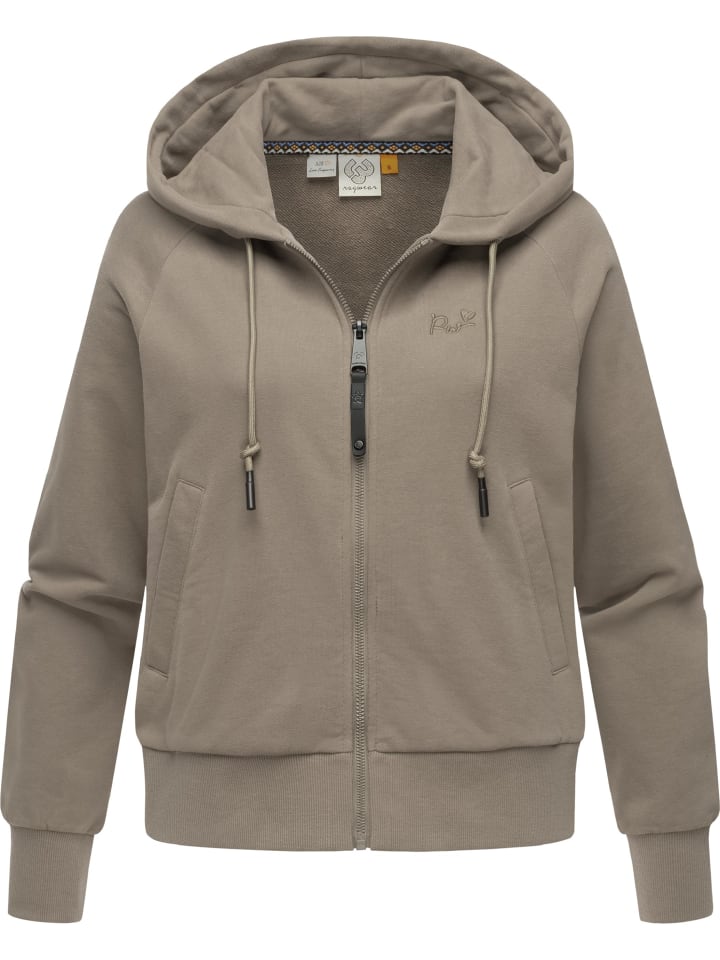 Sweatjacke Taila in Mocca