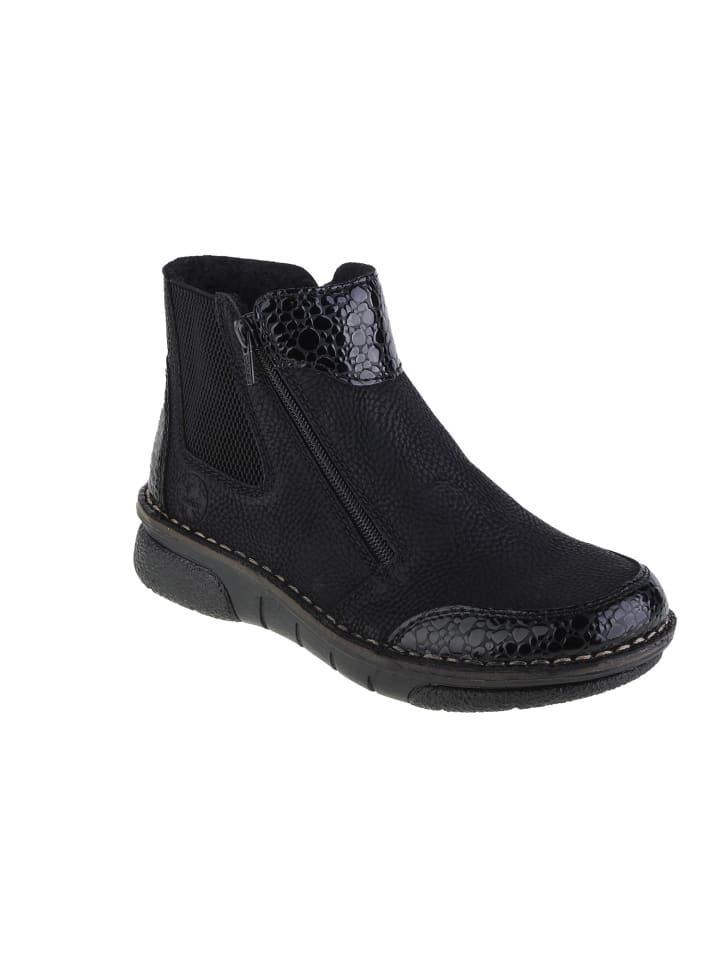 Rieker Booties in Schwarz