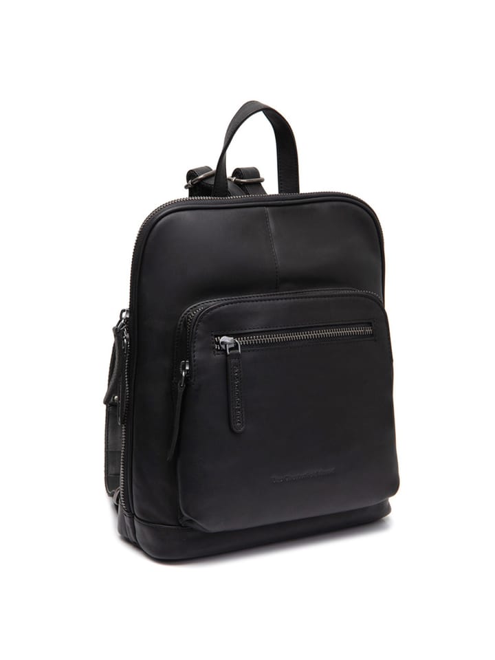Floran City Rucksack Leder 29 cm black