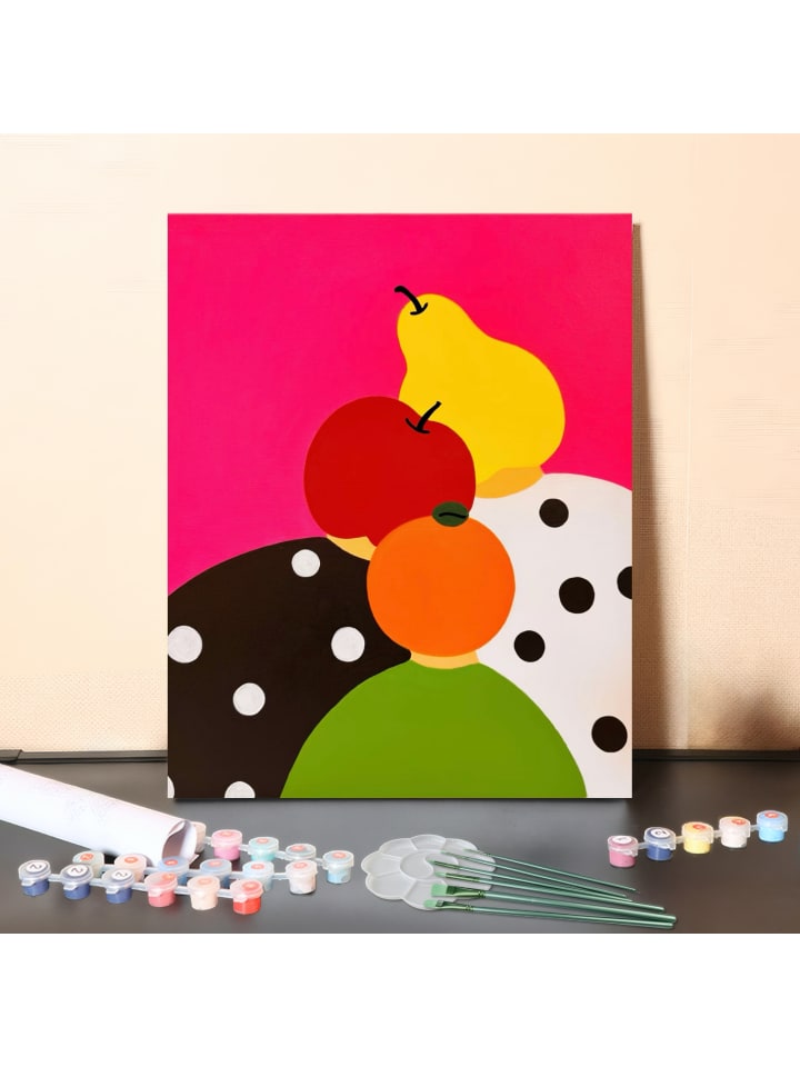 DIY Malen nach Zahlen Set-"Fruit Pop"