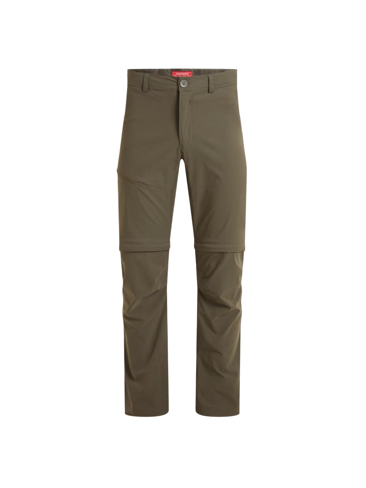 NosiLife Zip-off Outdoorhose Insektenabweisend in grün