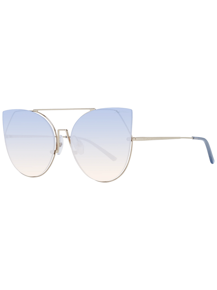 Frauen Sonnenbrille Katzenauge Gold