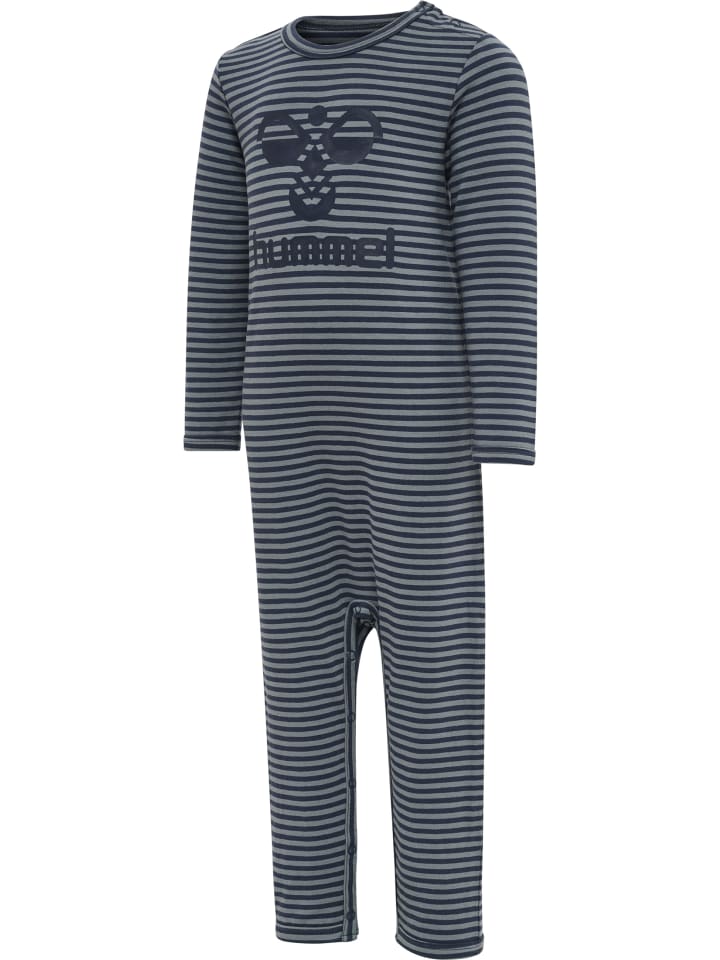 Druckknopf Strampler Hmlmulle Lebensstil Jungen in BLACK IRIS
