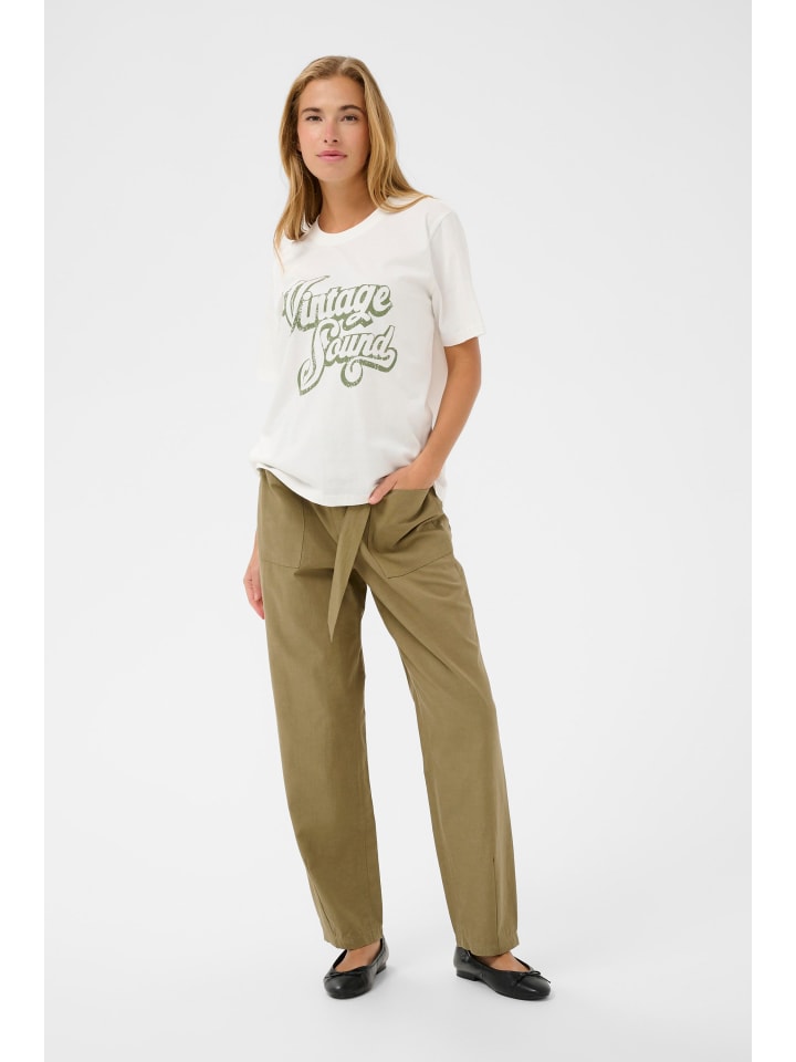 T-shirt KAhella Oversize fit in Chalk