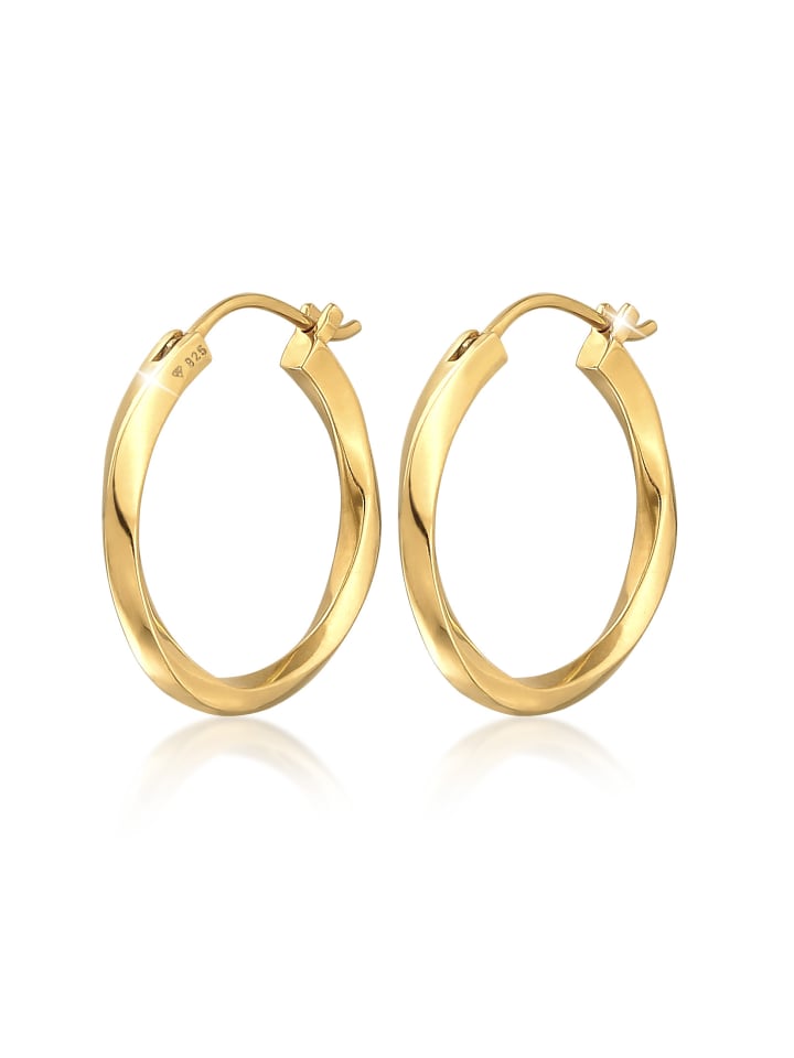 Ohrringe 925 Sterling Silber in Gold