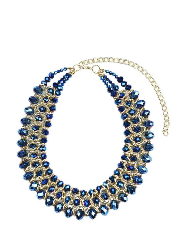 Kurze Kette " Aveiro " in blau