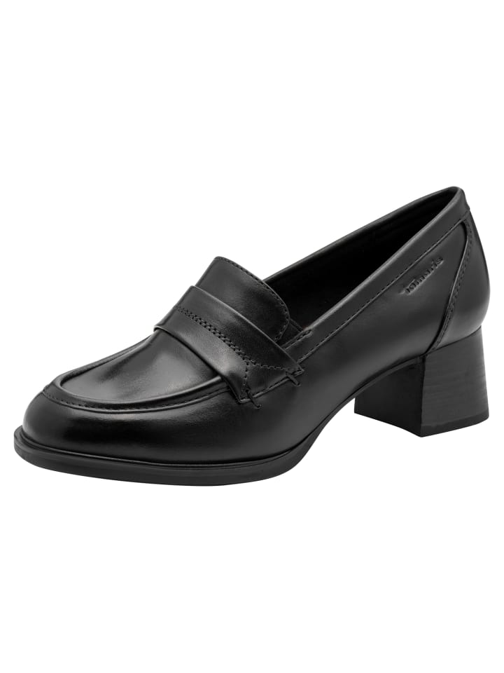 WIDE FIT Trotteur in BLACK NAPPA