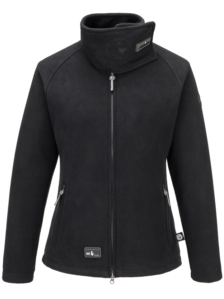 Fleecejacke "Hakenhand Frieda" in black