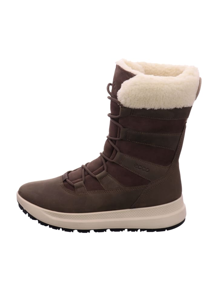 Winterstiefel in Oliv