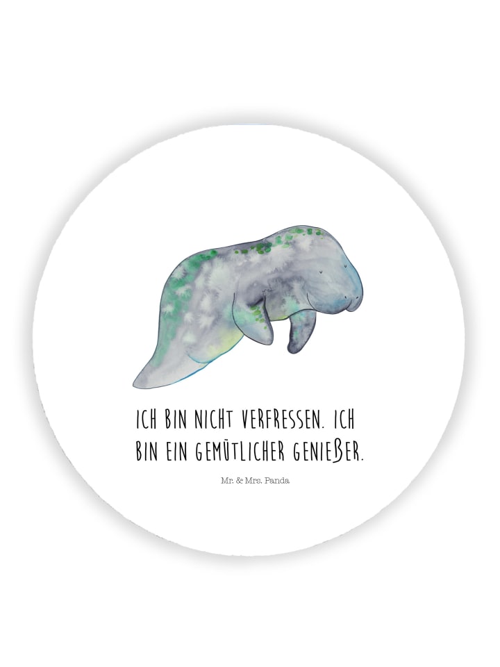 Magnet Seekuh Chillen mit Spruch in Weiß