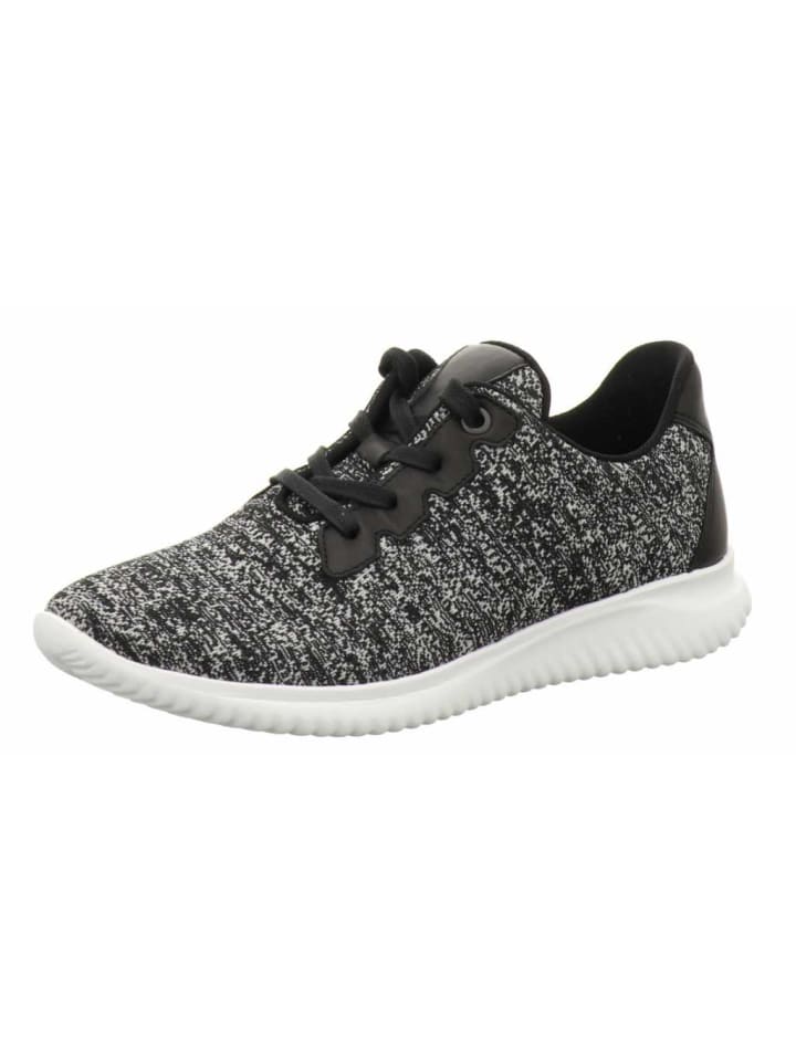 Schnürschuhe in schwarz