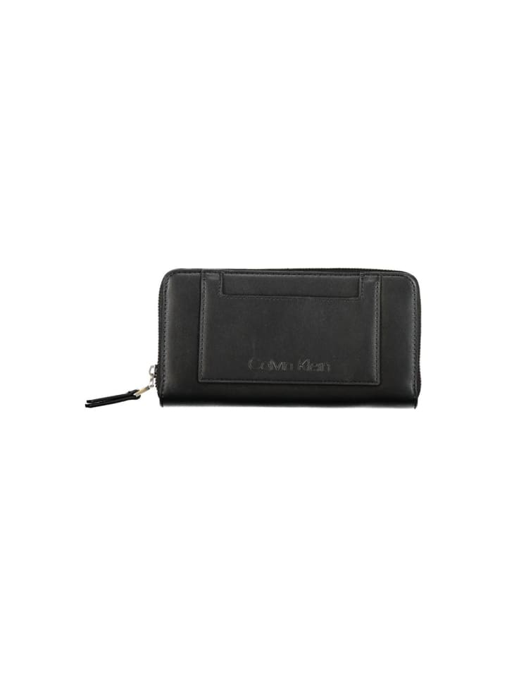 Schwarz Polyester Damen Geldbörse
