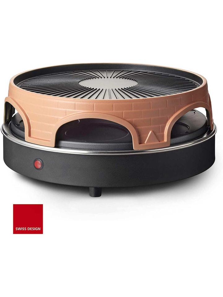 Pizza-Ofen, PIZZARETTE PO-113255.4 Pizza-Raclette-Grill 3 in 1
