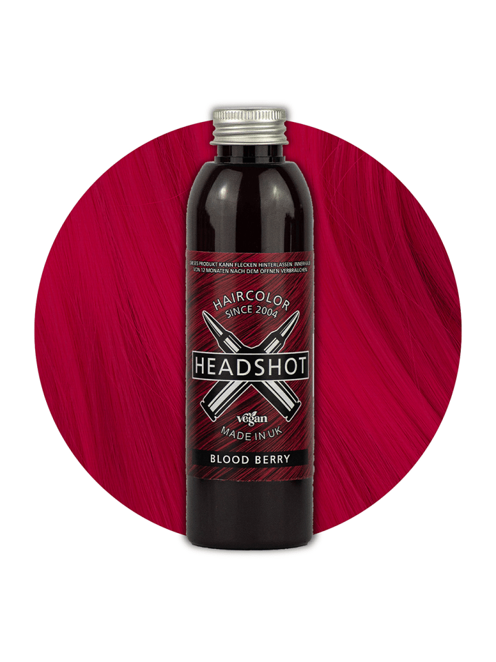 vegane Haarfarbe Blood Berry 150 ml semipermanente Haartönung lebendig kreativ