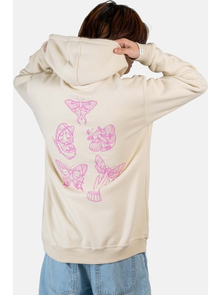 Hoodie "Reell X Vliegwerk Butterfly Hoodie" in Weiß