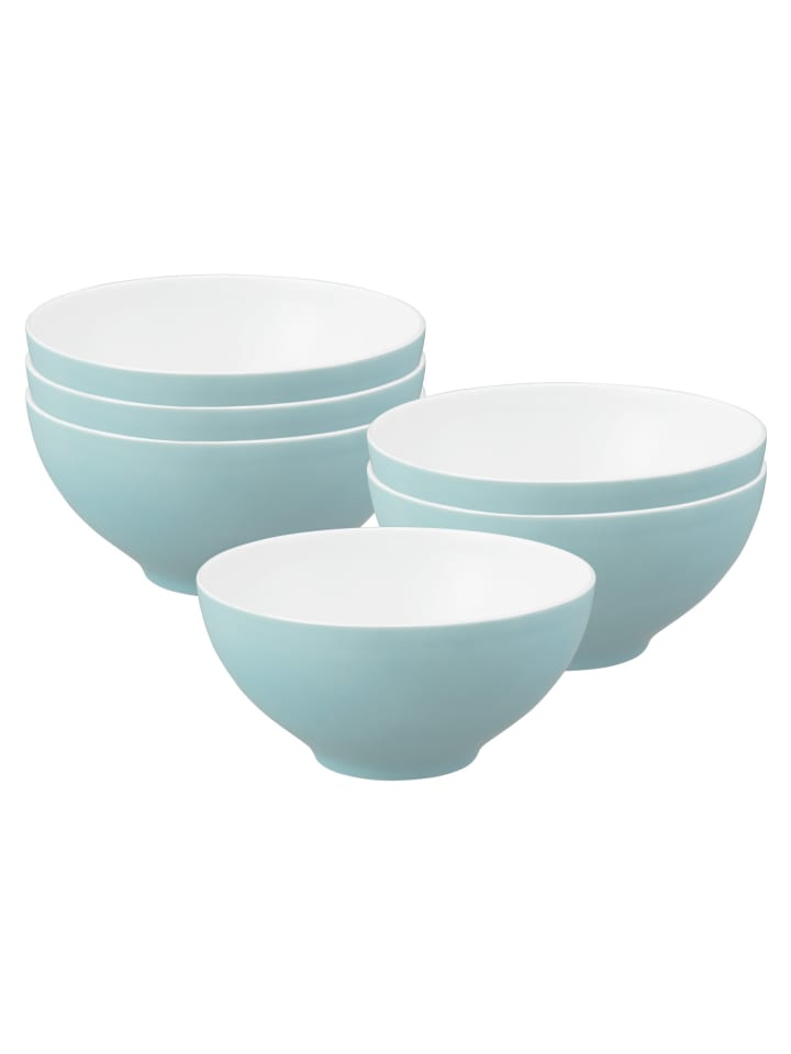 6er Set Schüsseln Life Fashion in Green Chic ø 15,5 cm