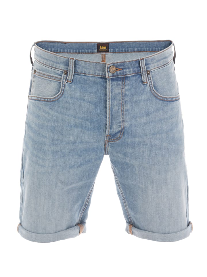 Short Lee 5 Pocket Short regular/straight in Blau